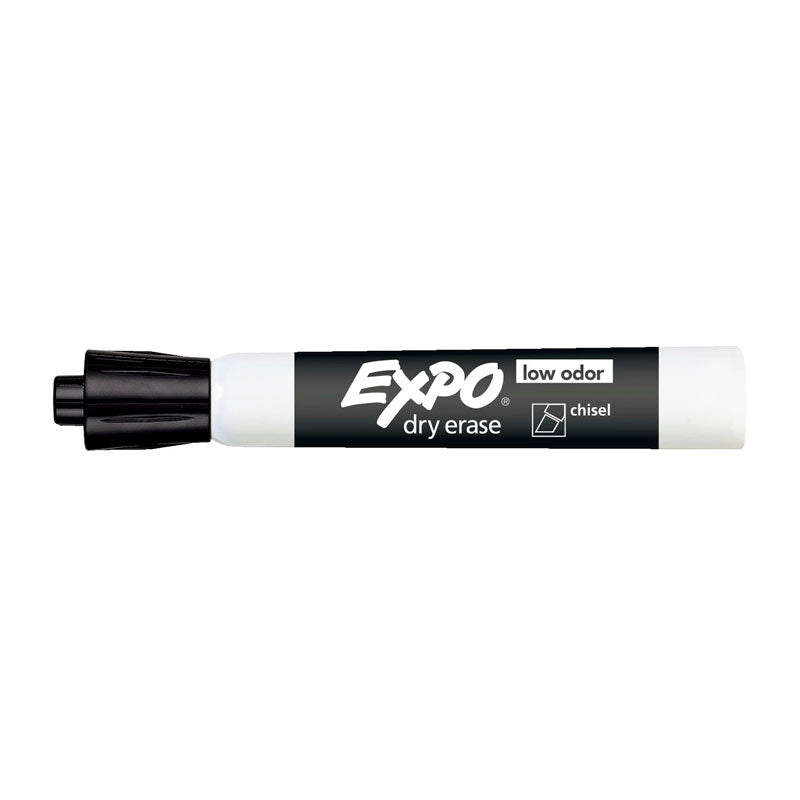 EXPO White Board Marker Chisel Black Color Box of 12 | Auzzi Store