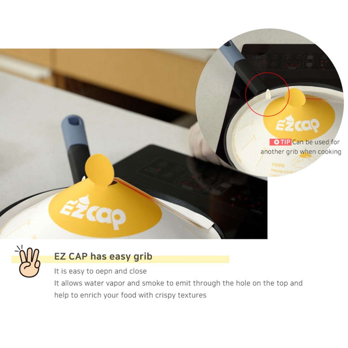 EZ Cap 200X Paper Lid for Frypan Disposable Cooking Pan Cap | Auzzi Store