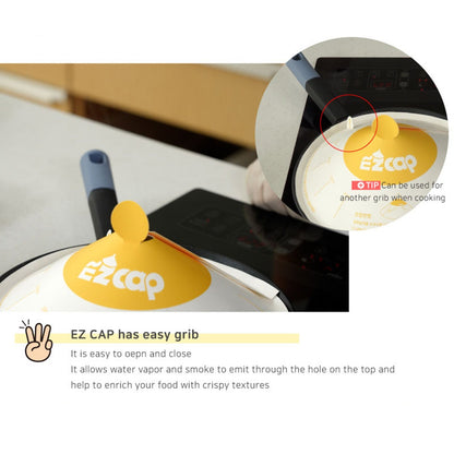 EZ Cap 200X Paper Lid for Frypan Disposable Cooking Pan Cap | Auzzi Store