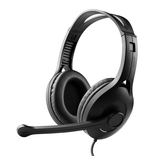Edifier K800 USB Headset with Microphone - 120 Degree Microphone Rotation, Leather Padded Ear Cups, Volume/Mute Control - Ideal for Gaming, Business | Auzzi Store