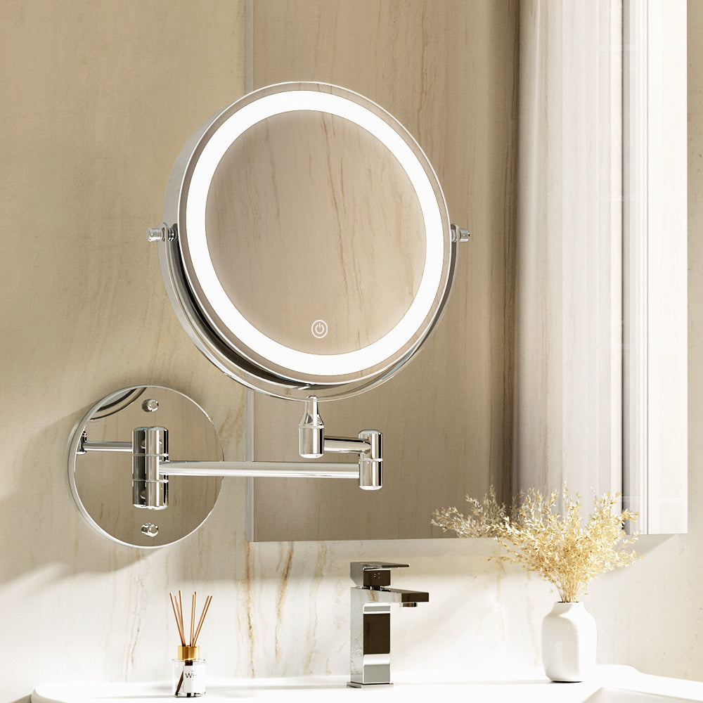 Embellir Extendable Makeup Mirror 10X Magnifying Double-Sided Bathroom Mirror | Auzzi Store