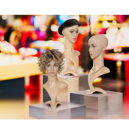 Embellir Female Mannequin Head Dummy Model Display Shop Stand Professional Use | Auzzi Store