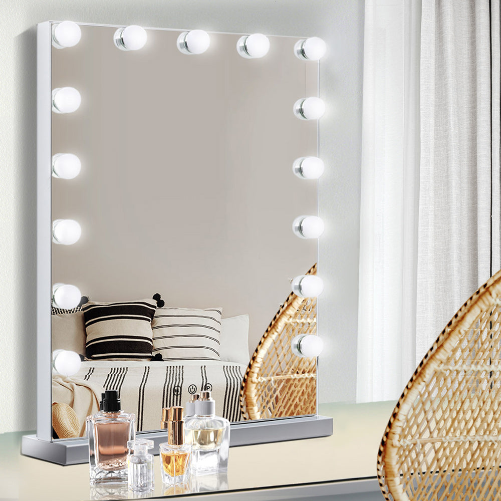 Embellir Hollywood Makeup Mirror With Light 15 LED Bulbs Lighted Frameless | Auzzi Store