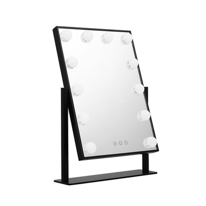 Embellir LED Standing Makeup Mirror - Black | Auzzi Store