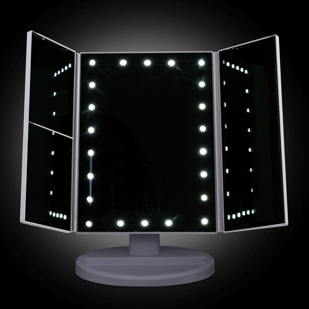 Embellir LED  Tri-Fold Make Up Mirror | Auzzi Store