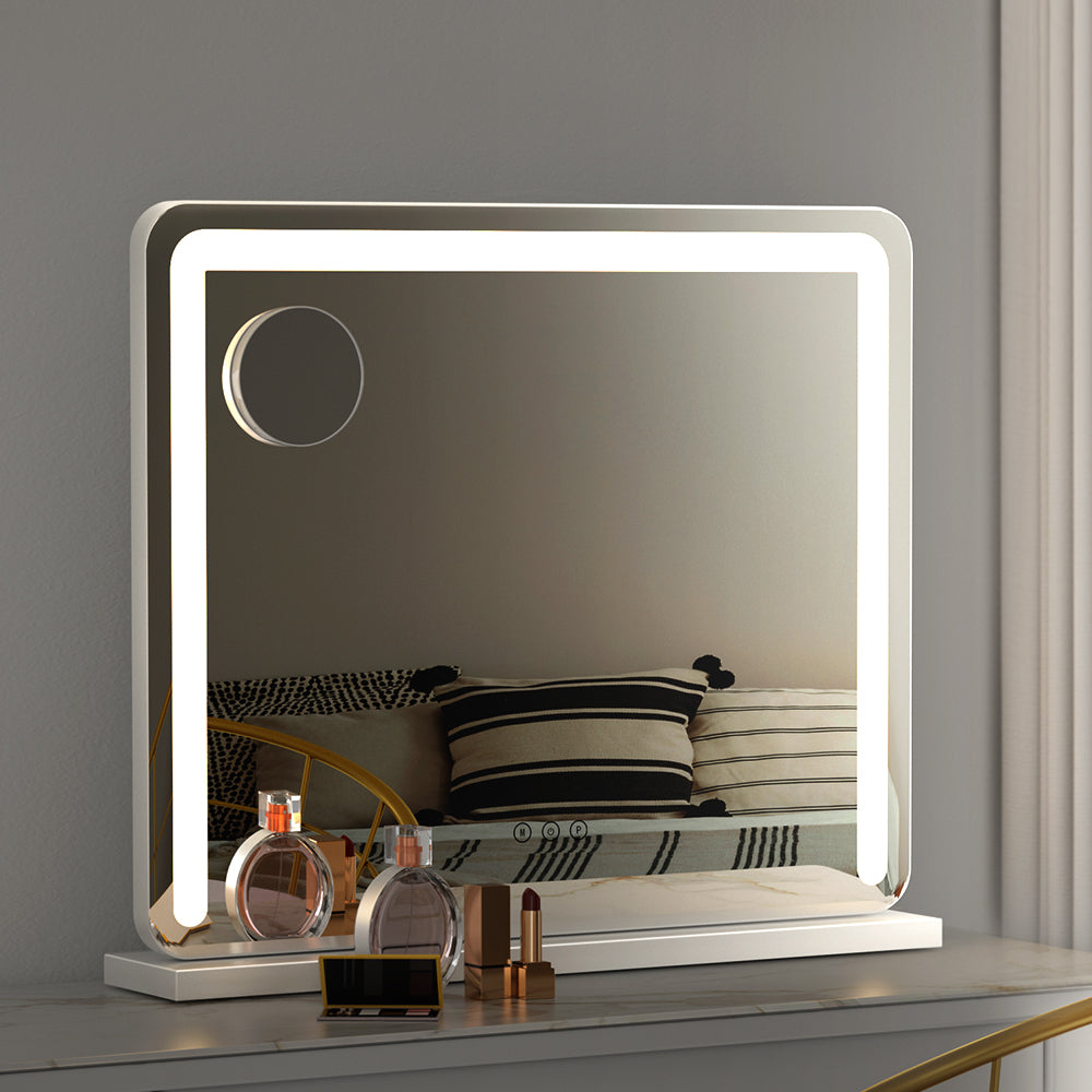 Embellir Makeup Mirror With Light Hollywood Vanity LED Mirrors White 50X60CM | Auzzi Store