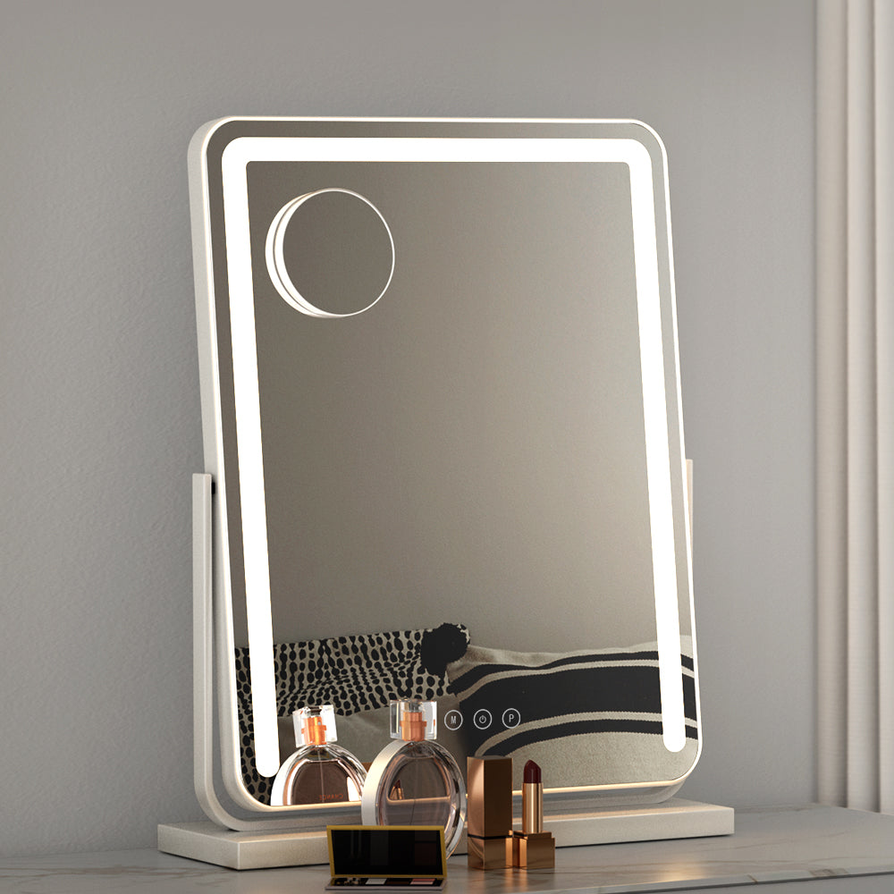 Embellir Makeup Mirror with Lights Hollywood Vanity LED Mirrors White 40X50CM | Auzzi Store