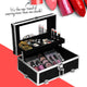 Embellir Portable Cosmetic Beauty Makeup Carry Case with Mirror - Crocodile Black | Auzzi Store