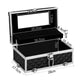 Embellir Portable Cosmetic Beauty Makeup Carry Case with Mirror - Diamond Black | Auzzi Store