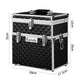 Embellir Portable Cosmetic Beauty Makeup Carry Case with Mirror - Diamond Black | Auzzi Store