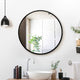 Embellir Round Wall Mirror 50cm Makeup Bathroom Mirror Frameless | Auzzi Store