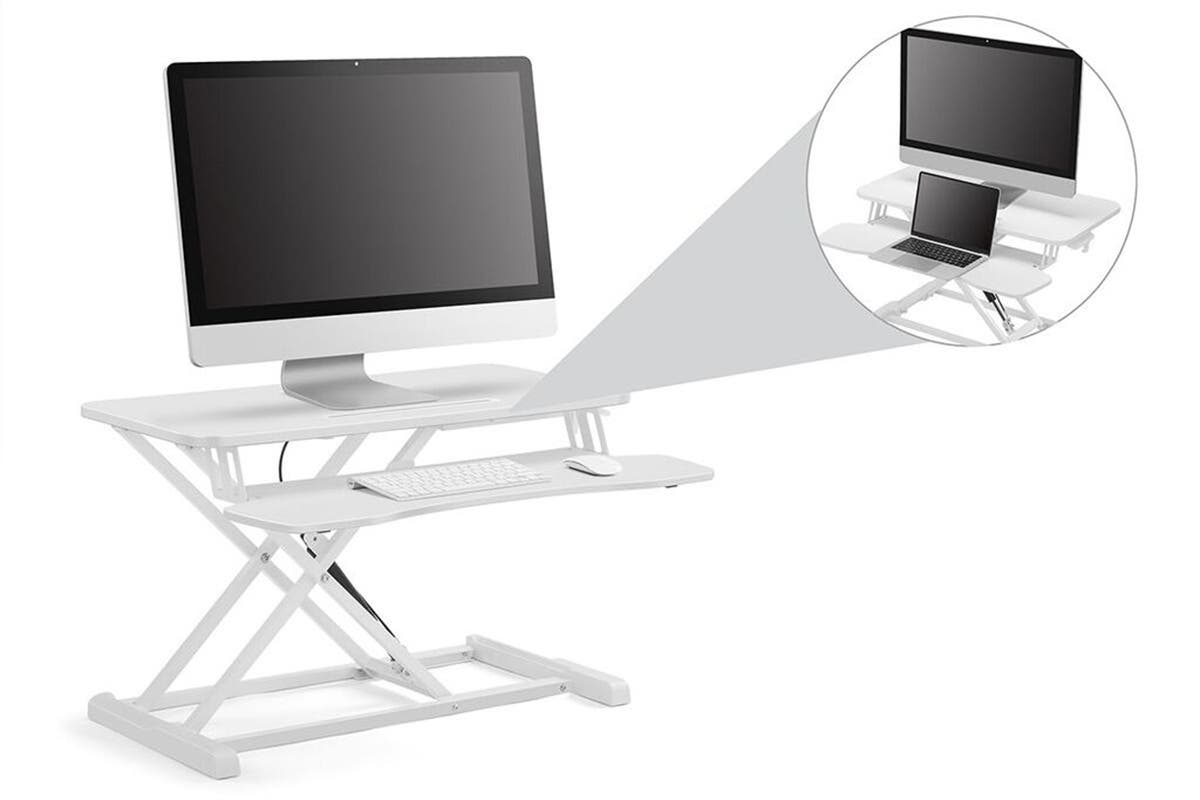 Ergolux Pro Height Adjustable Sit Stand Desk Riser | Auzzi Store