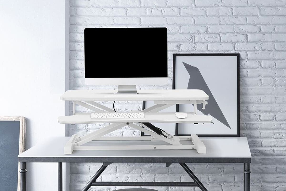 Ergolux Pro Height Adjustable Sit Stand Desk Riser | Auzzi Store