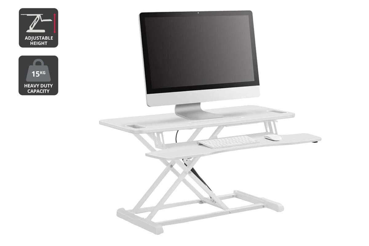 Ergolux Pro Height Adjustable Sit Stand Desk Riser | Auzzi Store