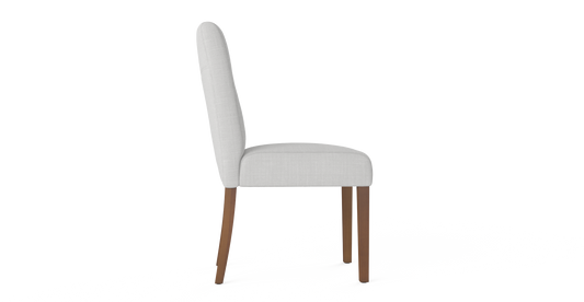 Set of 2 Brosa Espen Dining Chairs - Cloud Grey/Dark Brown – view 2