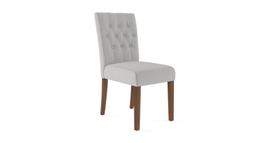 Set of 2 Brosa Espen Dining Chairs - Cloud Grey/Dark Brown