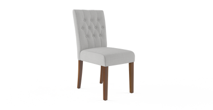 Brosa Espen Set of 2 Dining Chairs (Cloud Grey/Dark Brown)