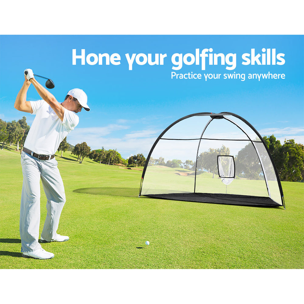 Everfit 3.5M Golf Practice Net Portable Training Aid Driving Target Mat Soccer | Auzzi Store