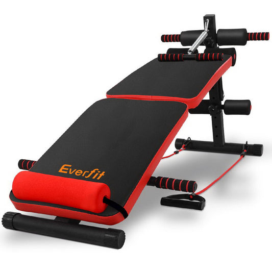 Everfit Adjustable Sit Up Bench Press Weight Gym Home Exercise Fitness Decline | Auzzi Store