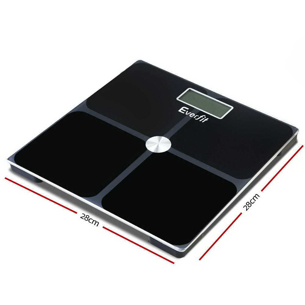 Everfit Bathroom Scales Digital Weighing Scale 180KG Electronic Monitor Tracker | Auzzi Store