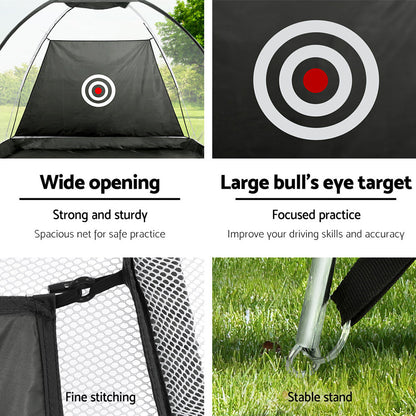 Everfit Golf Practice Net And Training Mat Set Cage Training Aid Hitting Mat | Auzzi Store