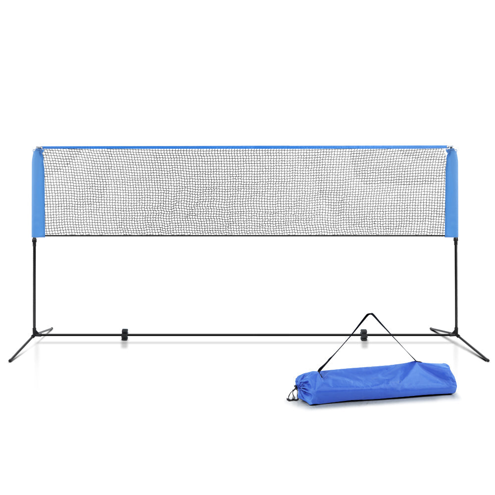 Everfit Portable Sports Net Stand Badminton Volleyball Tennis Soccer 4m 4ft Blue | Auzzi Store