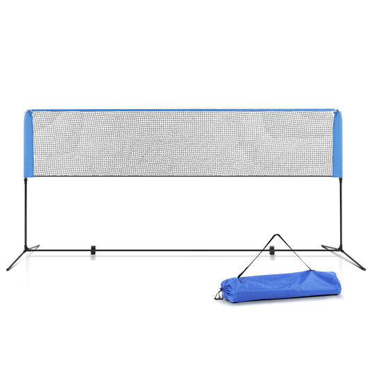 Everfit Portable Sports Net Stand Badminton Volleyball Tennis Soccer 4m 4ft Blue | Auzzi Store