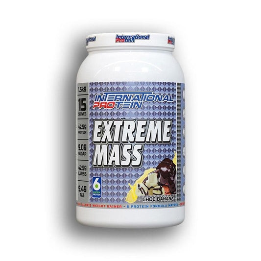 International Protein Extreme Mass Chocolate Banana 1.5kg - Ultimate Natural Testosterone Booster-Auzzi Store