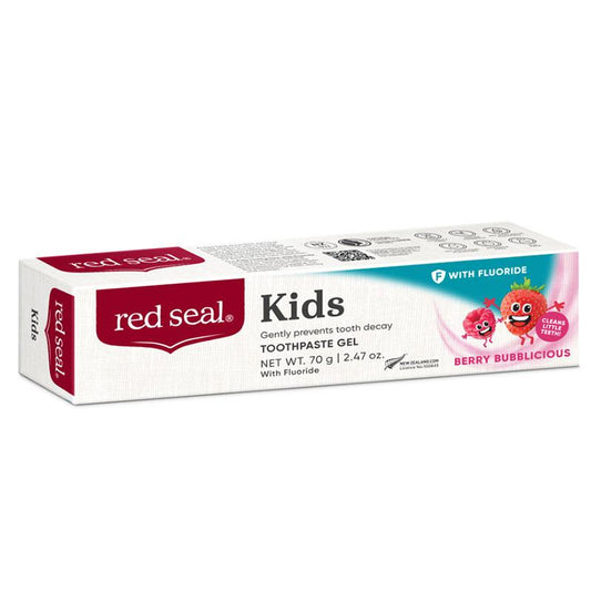 Red Seal Kids Berry Bubbilicious Fluoride Toothpaste 70g - Fun & Effective