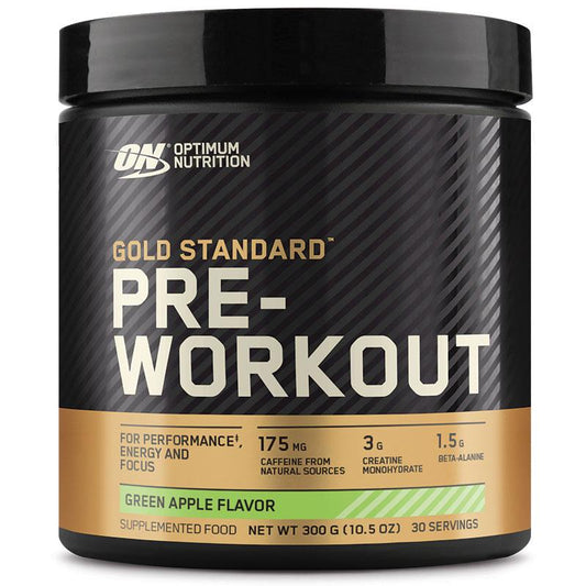 Optimum Nutrition Gold Standard Pre-Workout Green Apple 300g - Natural Energy Booster