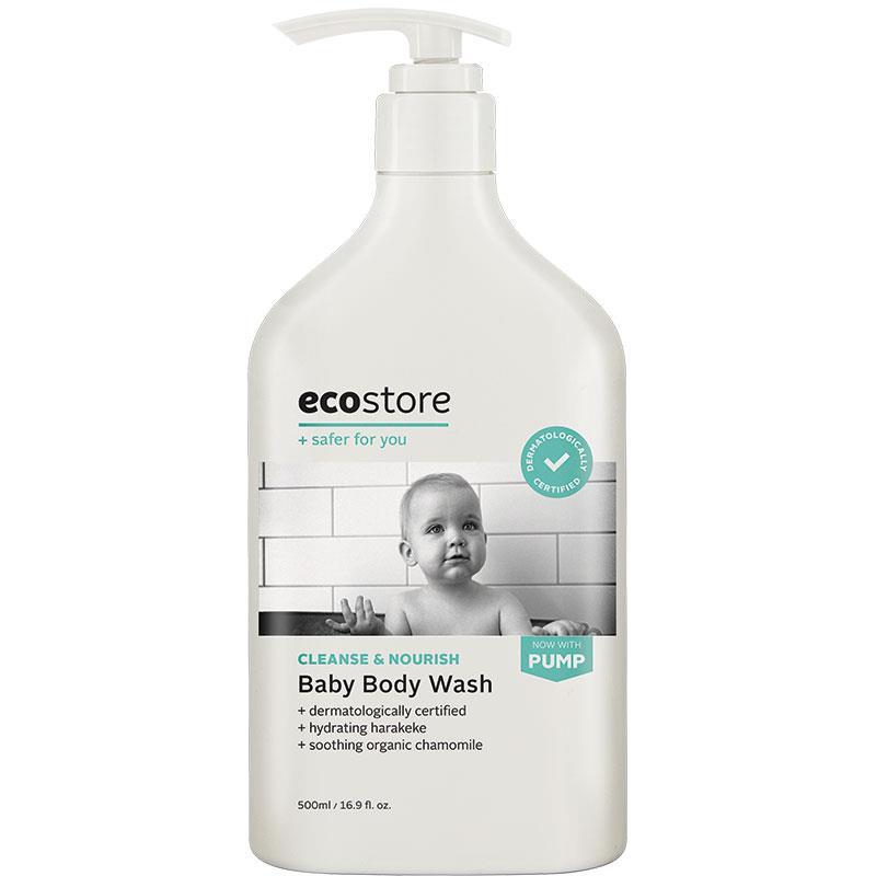 Ecostore Baby Body Wash 500ml - Gentle Plant-Based Formula