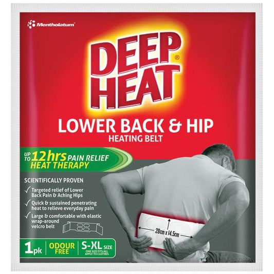 Deep Heat Lower Back & Hip Pain Relief Heating Belt - Auzzi Store