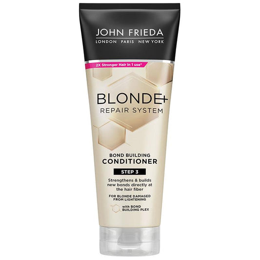 John Frieda Blonde+ Repair System Bond Building Conditioner 250ml - Strengthen Your Hair - Auzzistore