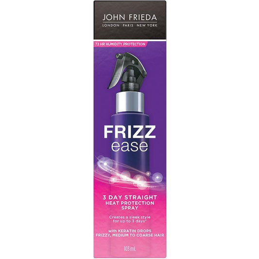 John Frieda Frizz Ease 3 Day Straight 103ml - Heat-Activated Styling Spray-Auzzi Store