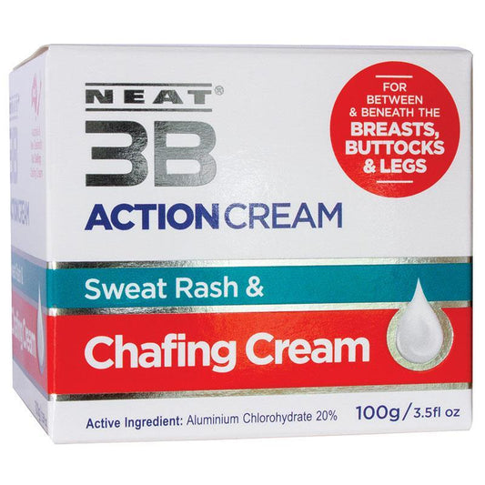 Neat 3B Action Cream for Sweat Rash and Chafing - 100g-Auzzi Store