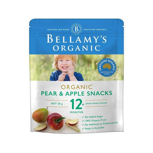 Bellamy's Organic Apple & Pear Fruit Snacks 20g-Auzzi Store