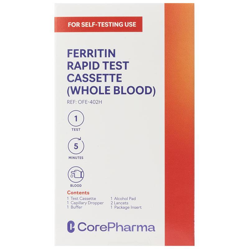 Corepharma Ferritin Rapid Test Cassette - Assess Your Iron Levels