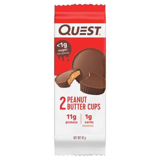 Quest Peanut Butter Cups 42g - Delicious Protein Snack