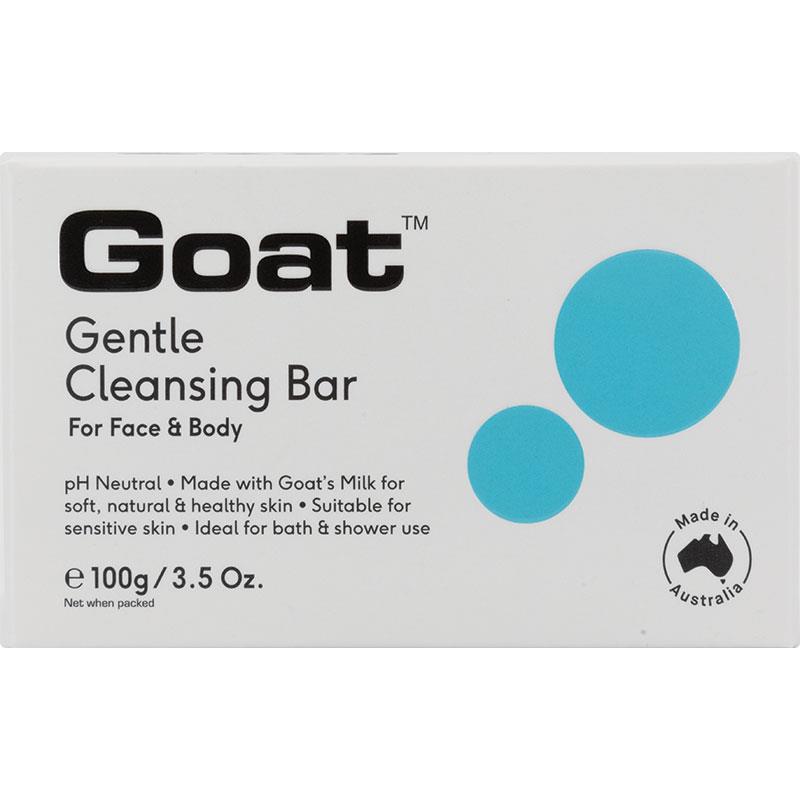Goat Milk Cleansing Bar for Face & Body - 100g, Sensitive Skin