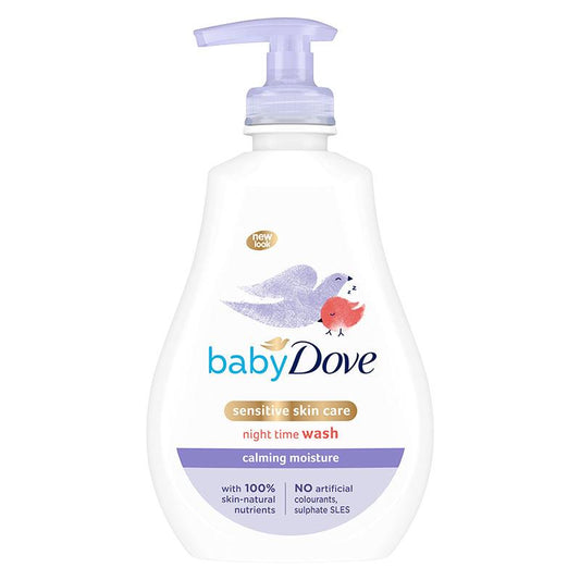 Baby Dove Calming Night Baby Wash 400ml - Gentle Cleansing for Peaceful Sleep