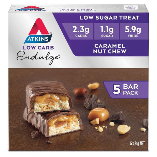 Atkins Endulge Caramel Nut Chew 170g - Low Carb Treats-Auzzi Store