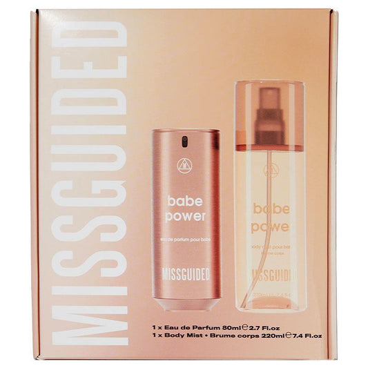 MissGuided Babe Power Eau de Parfum 80ml 2 Piece Set - Auzzistore