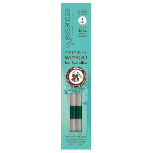 Essenzza Original Bamboo Ear Candles - 4 Pair for Natural Healing - Auzzi Store