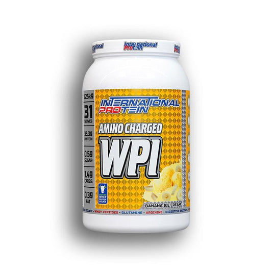 International Protein Amino Charged WPI Banana 1.25kg - Premium Protein Powder for Muscle Recovery-Auzzi Store