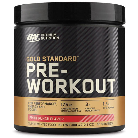 Optimum Nutrition Gold Standard Pre-Workout Fruit Punch 300g - Natural Energy Booster