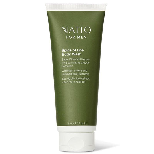 Natio Spice of Life Body Wash for Men 210ml – Refresh & Deodorize