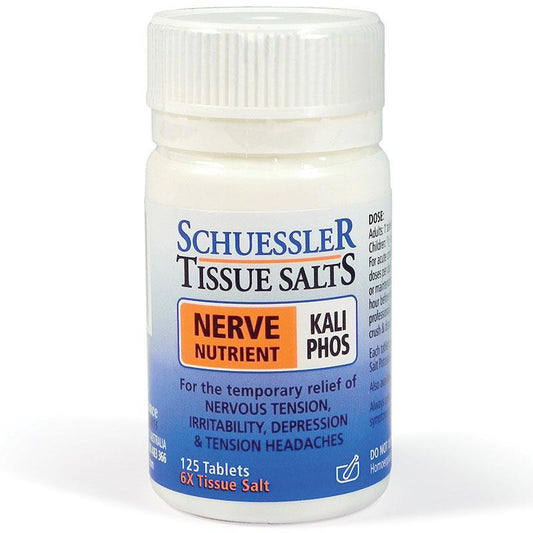 Kali Phos Nerve Nutrient Tissue Salts - 125 Tablets-Auzzi Store
