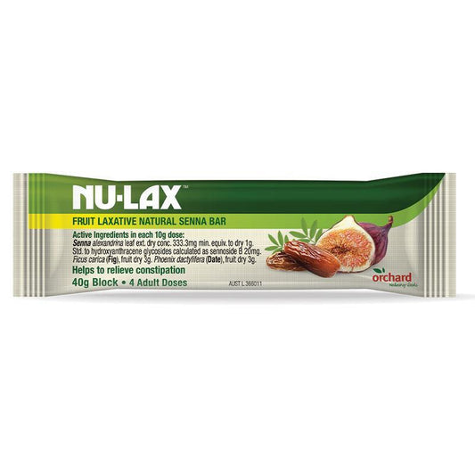 Nulax Bar 40g - Natural Relief from Constipation - Auzzi Store