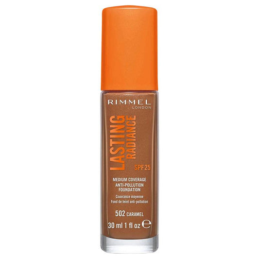 Rimmel Lasting Radiance Foundation 502 Caramel - Auzzistore
