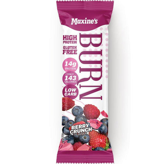 Maxine's Burn Bar - Berry Delight (40g) - High Protein Snack for Women - Auzzi Store
